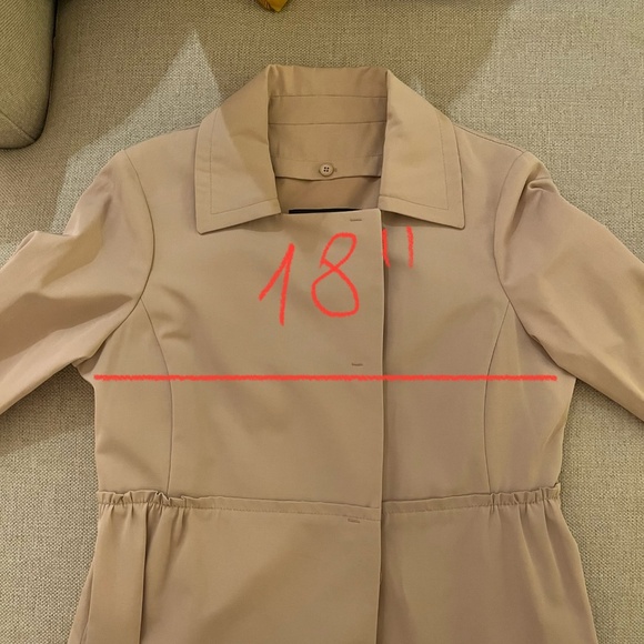 NEW Trench Coat MAX and Co (by MaxMara) with removable padded lining Size US6 - Picture 16 of 17